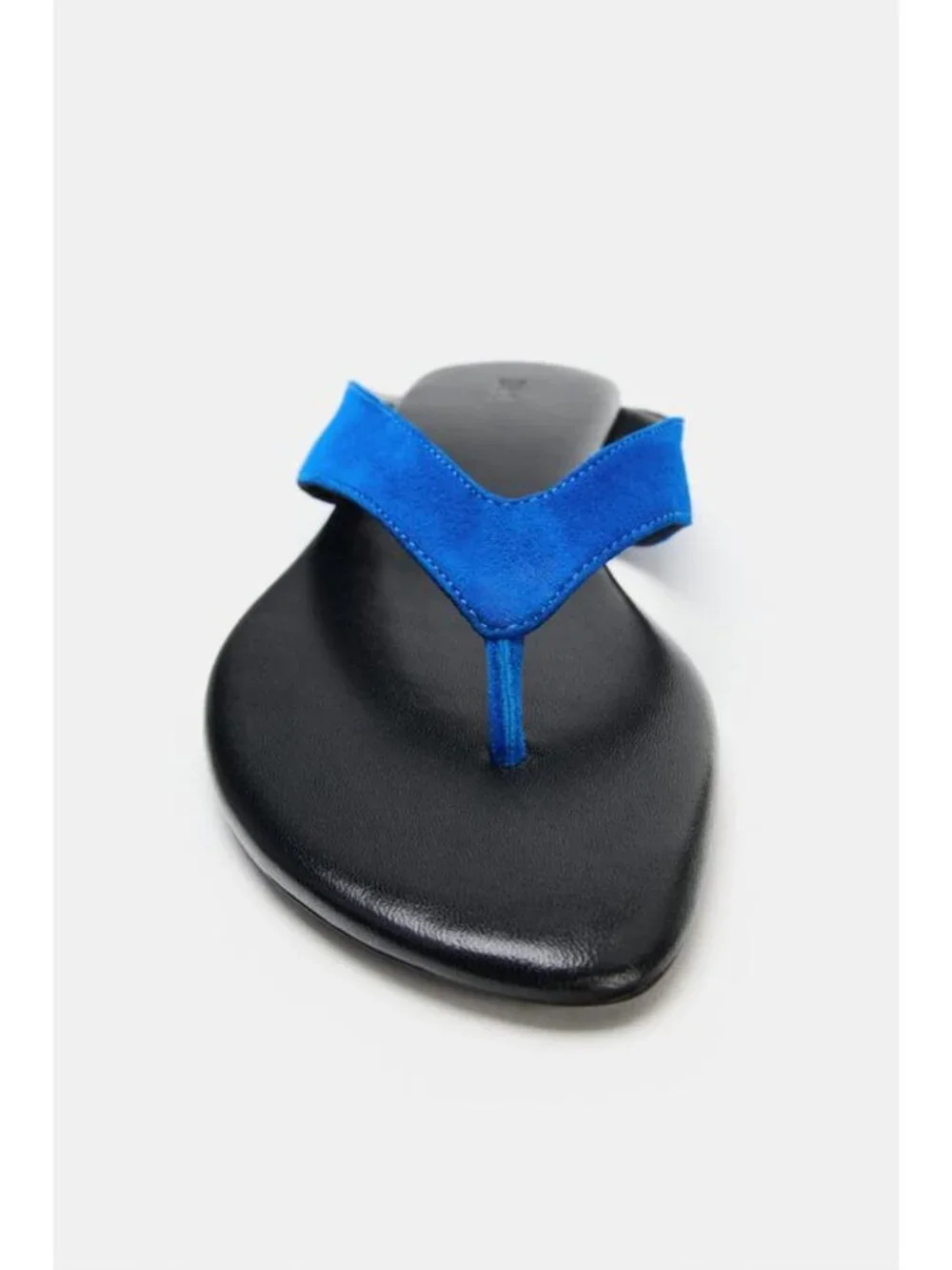 ZARA LEATHER TOE LOOP SANDALS - Picture 5 of 6